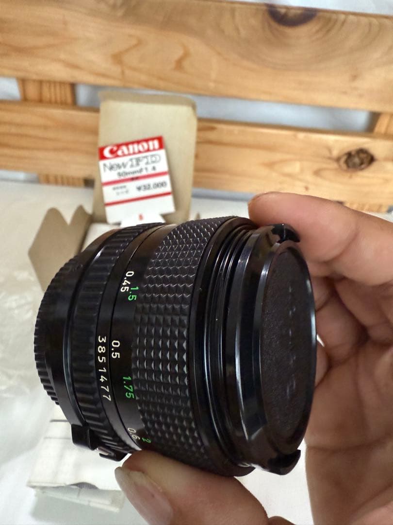 未使用・美品 Canon FDレンズ 50mm 1:1.4