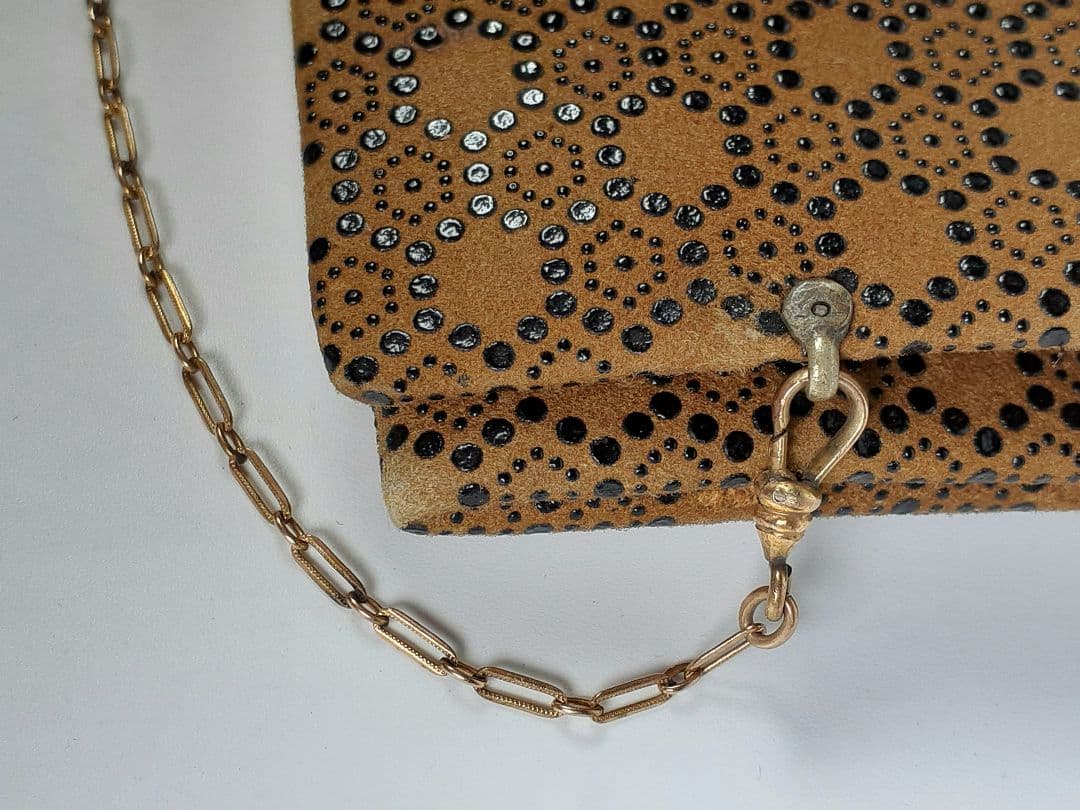 印傳　印伝　財布　長財布　富士山山水図