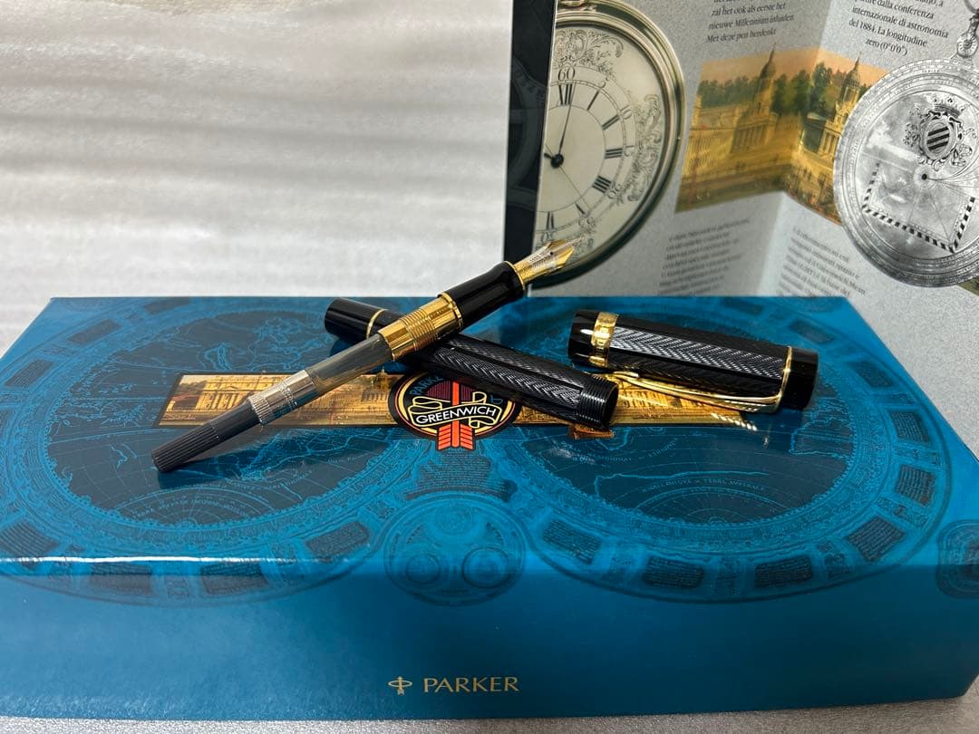 【極希少】ミレニアム　限定品　PARKER デュオフォールド　グリニッジ