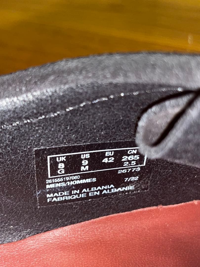 【美品】CLARKS ワラビー ブラック 26cm