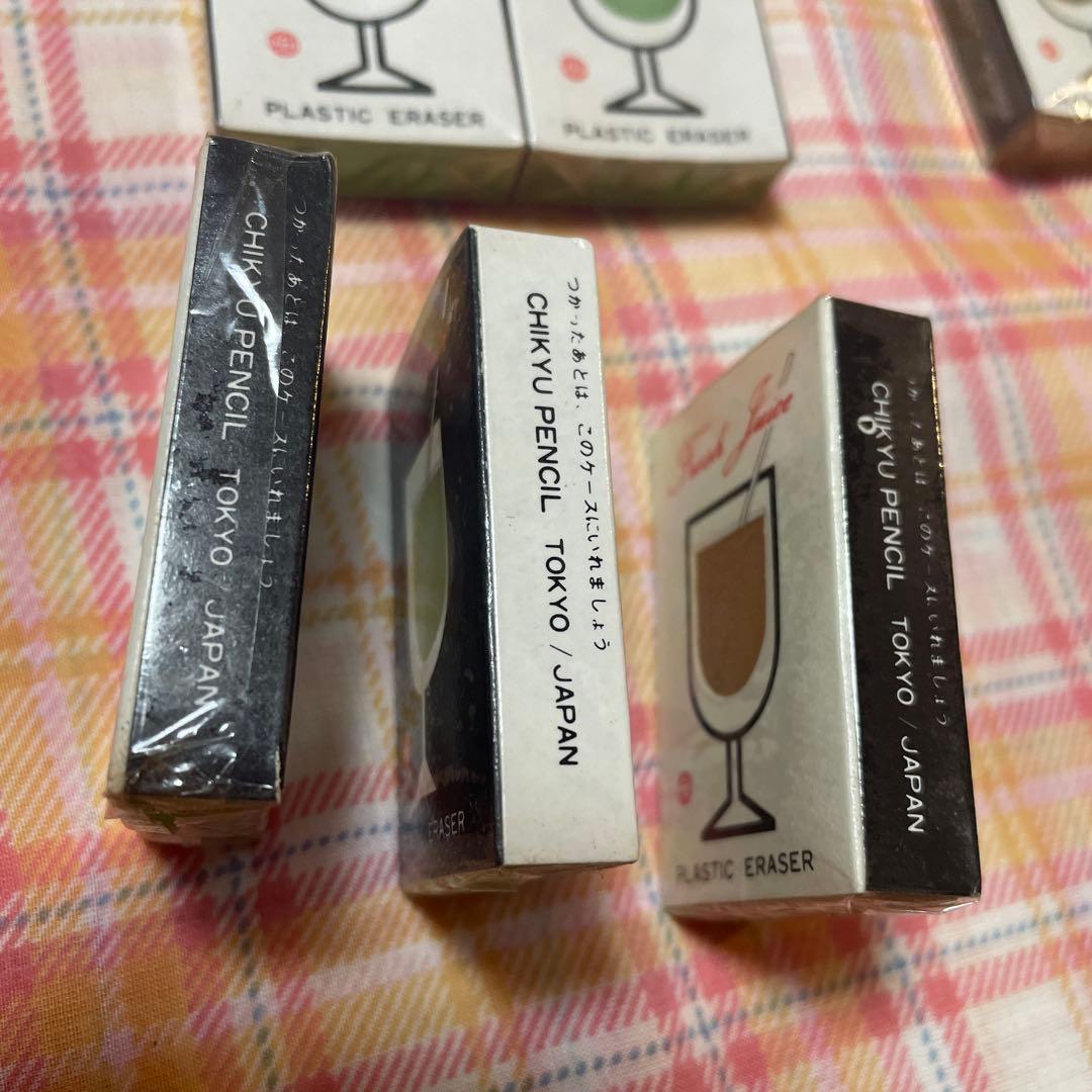 地球鉛筆　字消し　フレッシュジュース　消しゴム　　40個入り　当時物　昭和レトロ