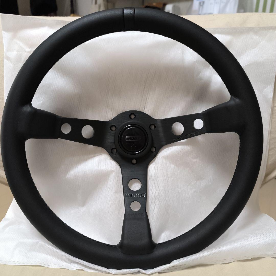 MOMO モモタイプ　350mm ディープコーン　ブラックエディション