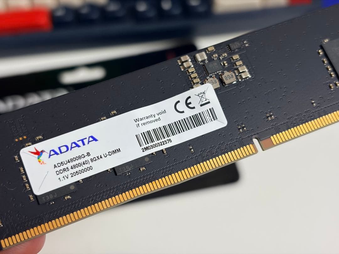 メモリー ADATA DDR5 8GB 4800