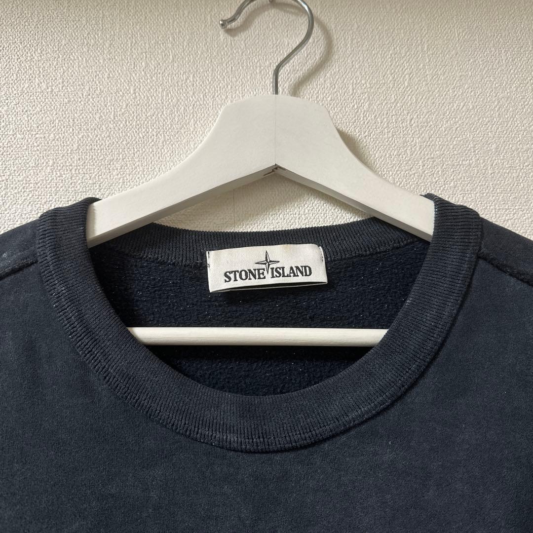 STONE  Frost Effectクルーネック スウェット