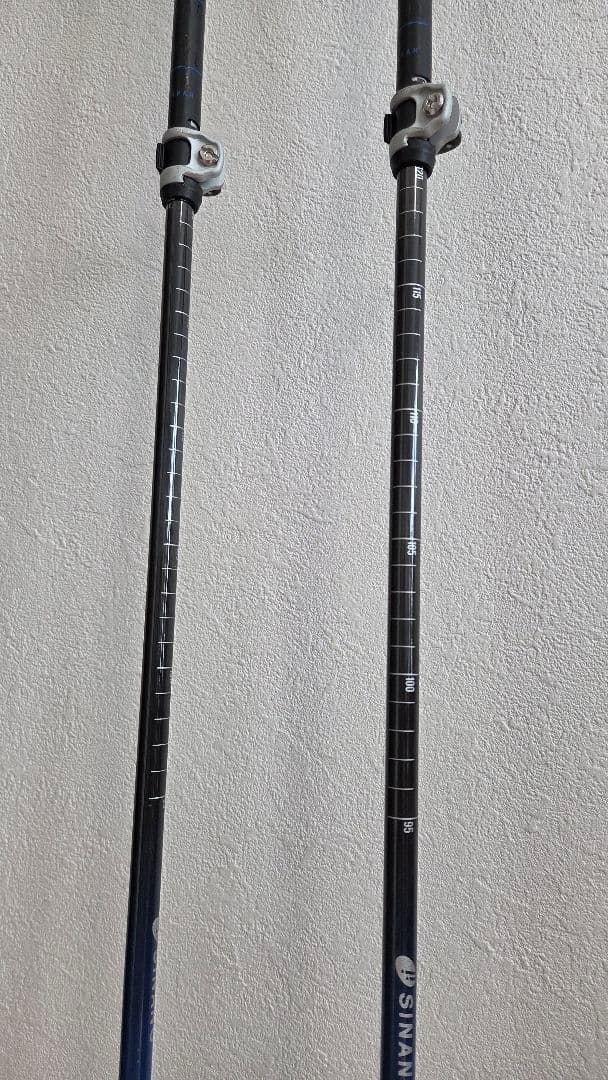 SINANO スキー ストック 伸縮 フリーFAST-α 95-120cm