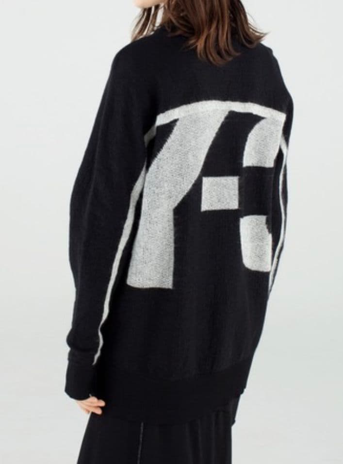 新品 Y-3 ワイスリー W CLASSIC SHEER ニット ロゴセーター