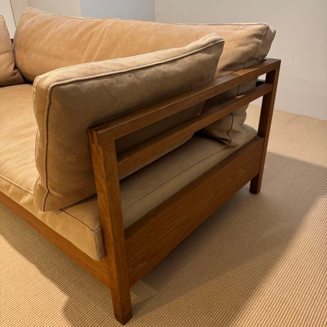 広松木工 リポーゾソファ／ベージュ2人掛けソファ