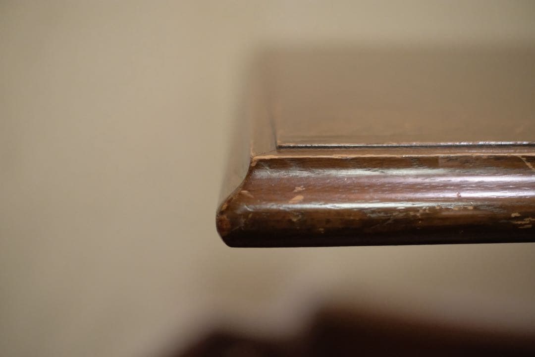 古い一本脚のテーブル　（楢　オーク系）　限定値下げ中〜日曜日まで