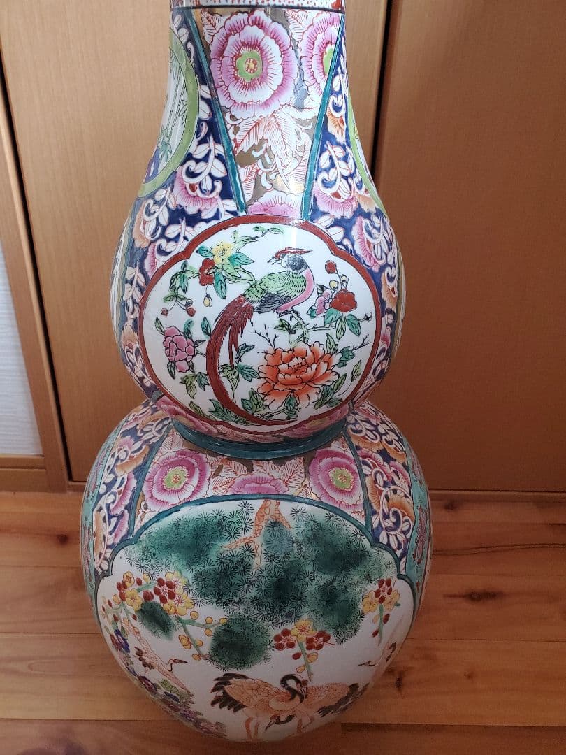 超希少瓢箪形　花瓶　伊古万里　飾り壺古伊万里360