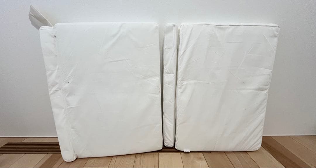 ★mm ★ソイネール3 ホワイト木製ベビーベッド