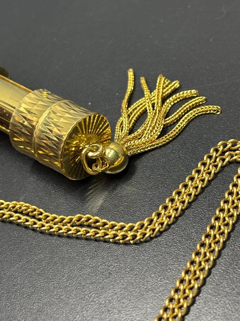 【稼働品】スイス製 デルマ ネジまき式 ネックレス時計 アクセサリー Delma