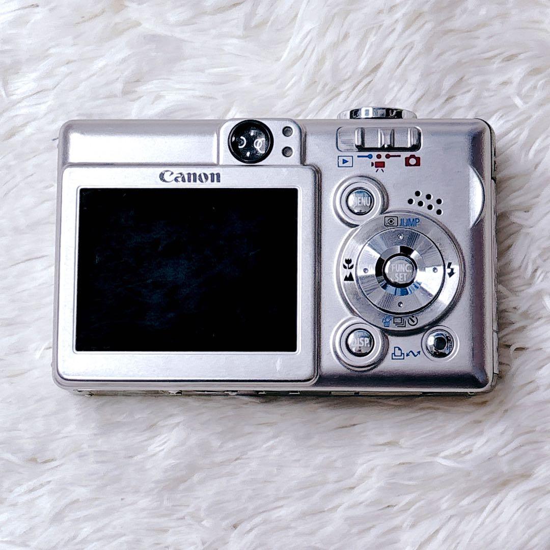 【人気】Canon IXY DIGITAL55シルバーコンデジカメラ女子オールド