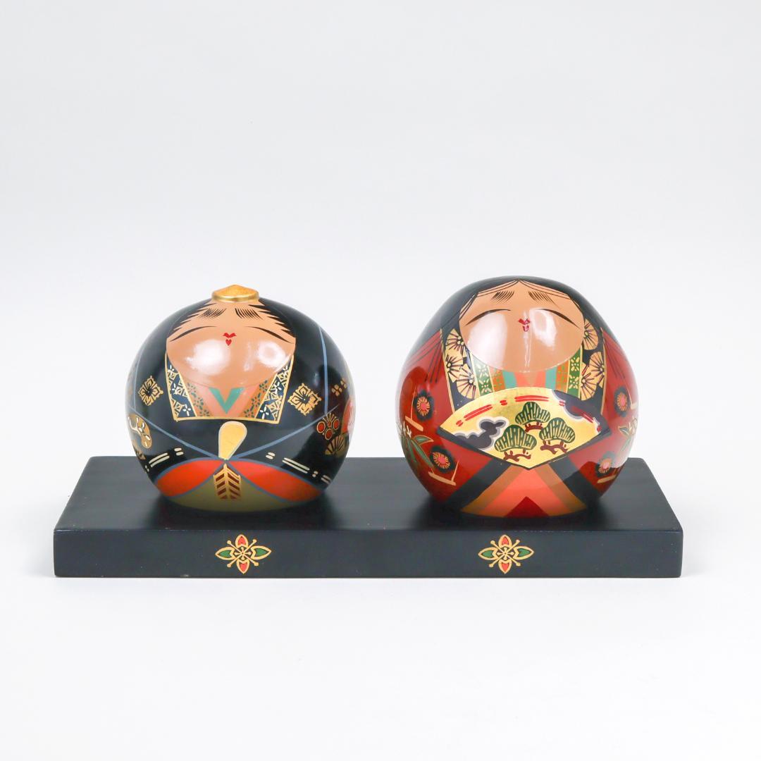 大内人形 特大 雛人形 大内塗 山口伝統工芸 共箱