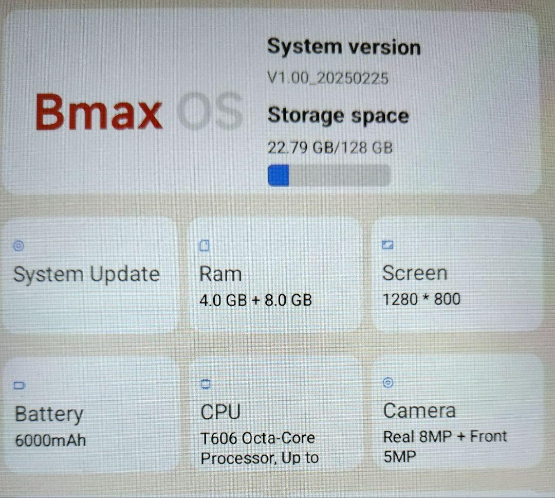 10インチ　タブレット