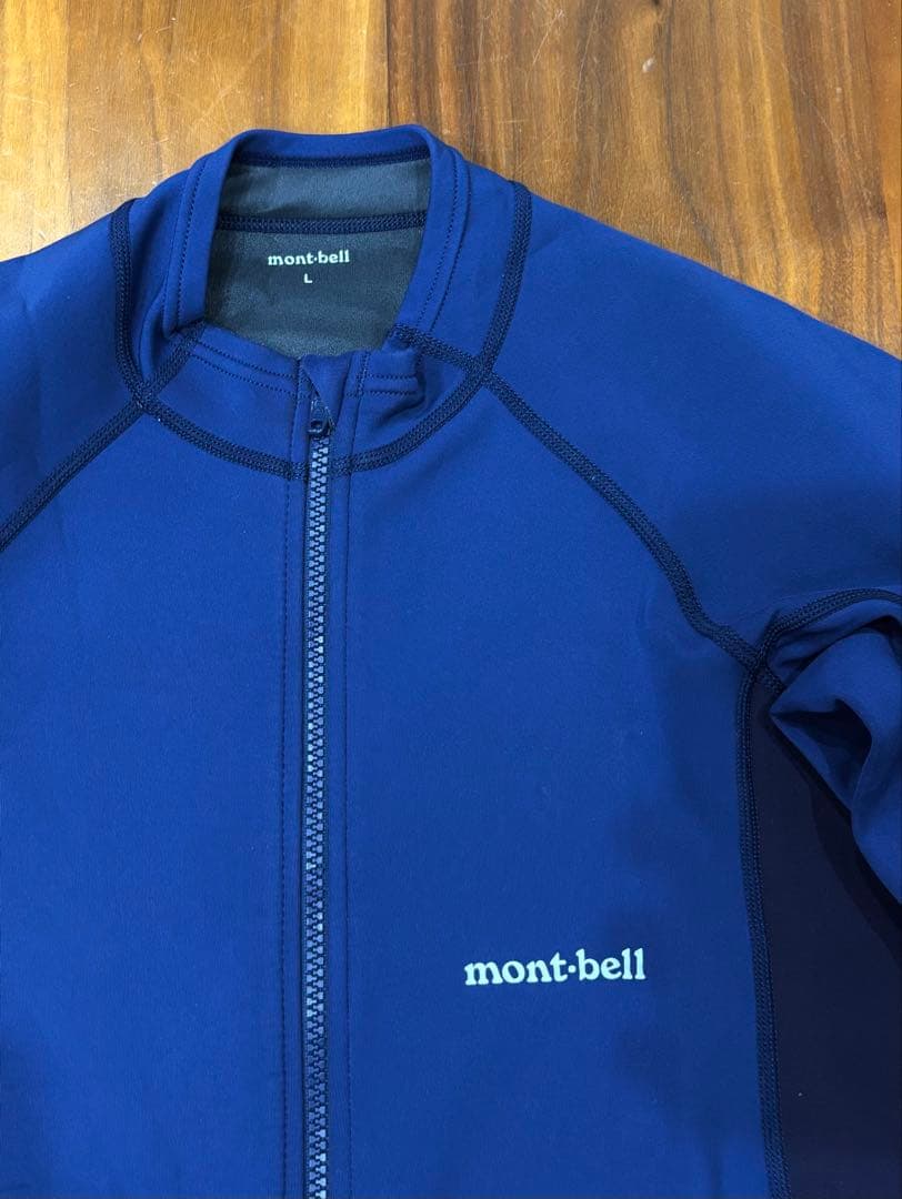 モンベル ライト クリマプレン フルジップシャツ Men's男性用 Lサイズ