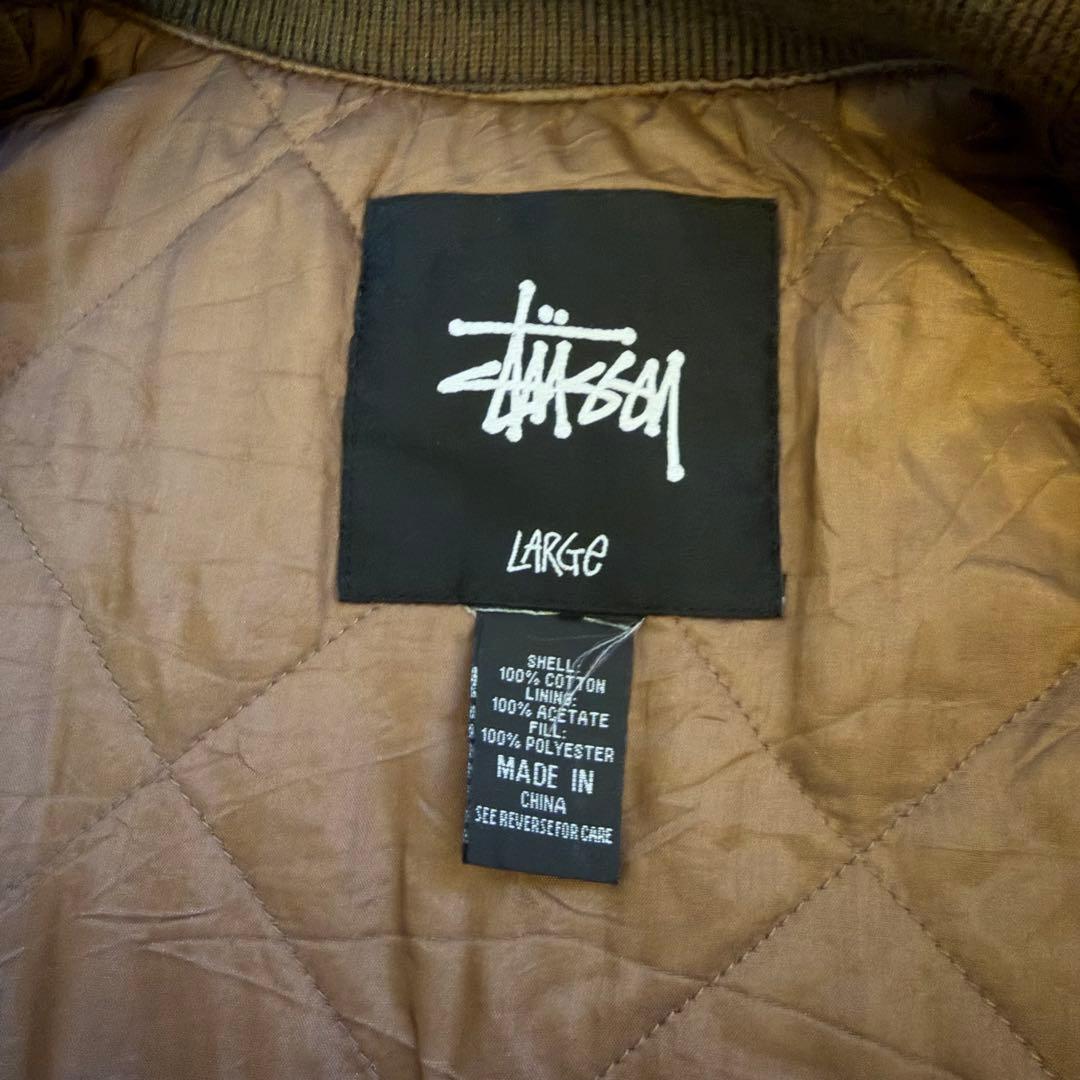 00s stussy ssリンク コーデュロイジャケット ブラウン Lサイズ