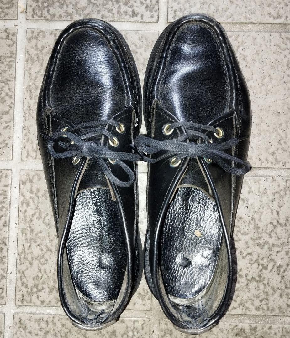 ラッセルモカシン◇ブラック◇7E◇格安出品