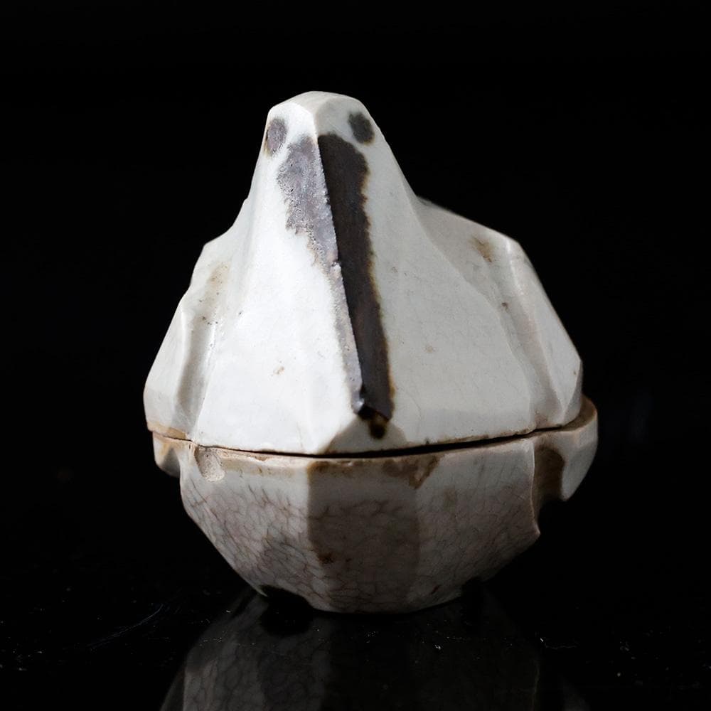 時代年代物 道八 つる形 香合 識箱 茶道具 香具 珍品