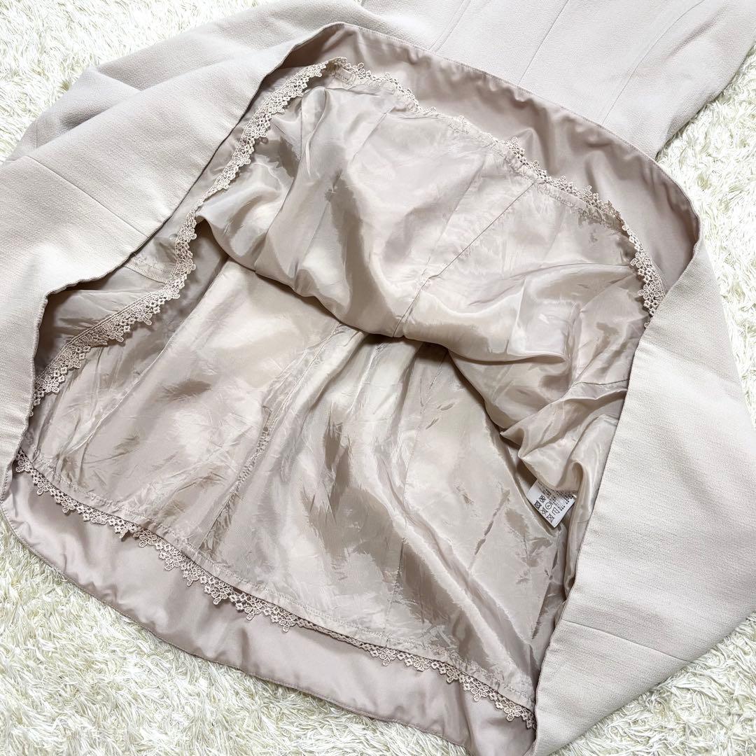 フォクシー Vバロン ウール ワンピース アイボリー 38