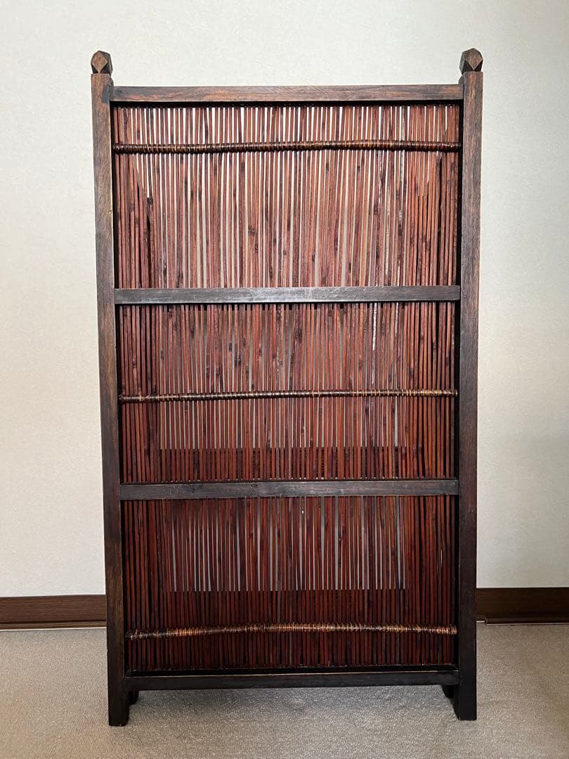 アジアンスタイル 竹製シェルフ 3段 ① バリ インドネシア