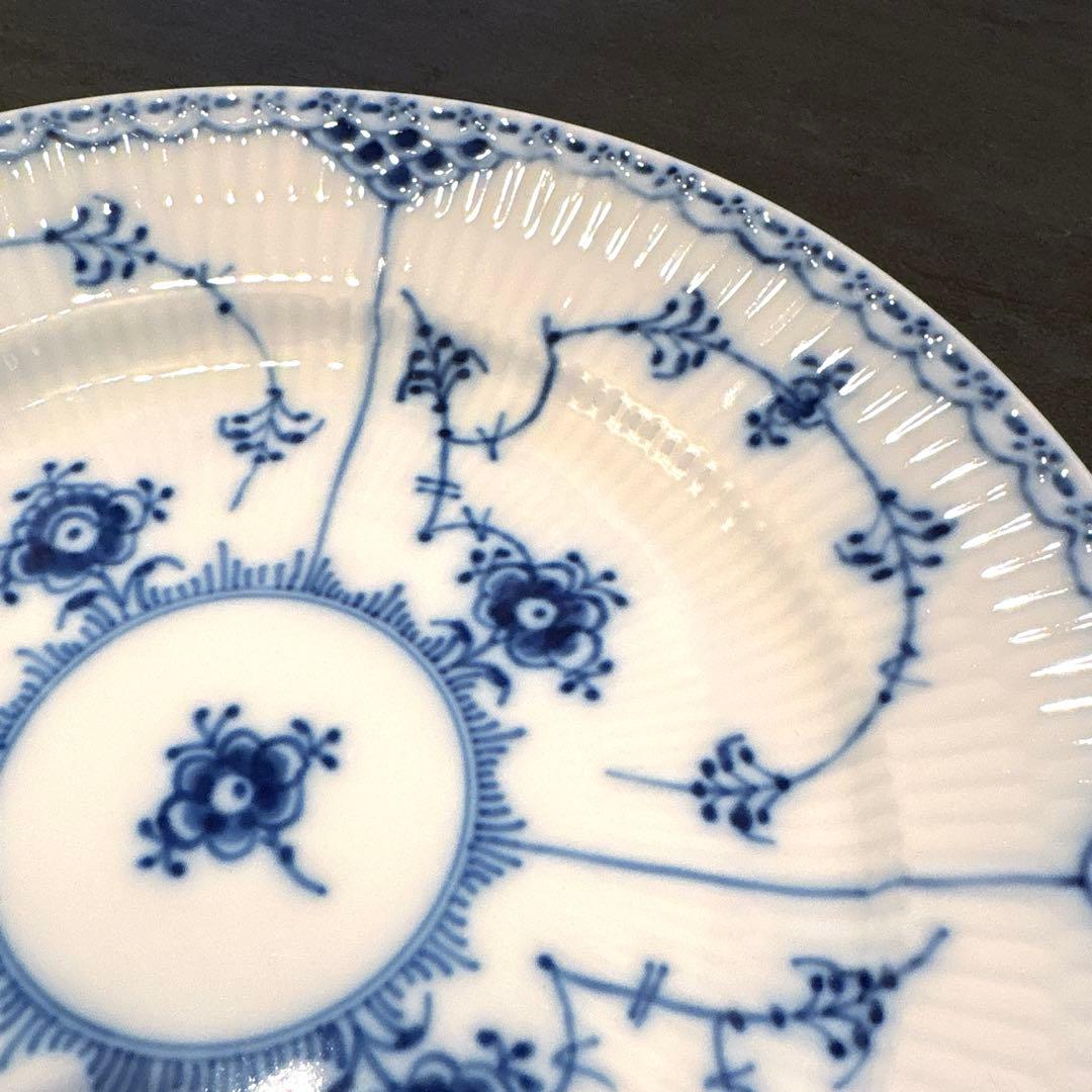 ♡未使用品♡ロイヤルコペンハーゲン ブルーブルーテッド プレート ペア 19㎝