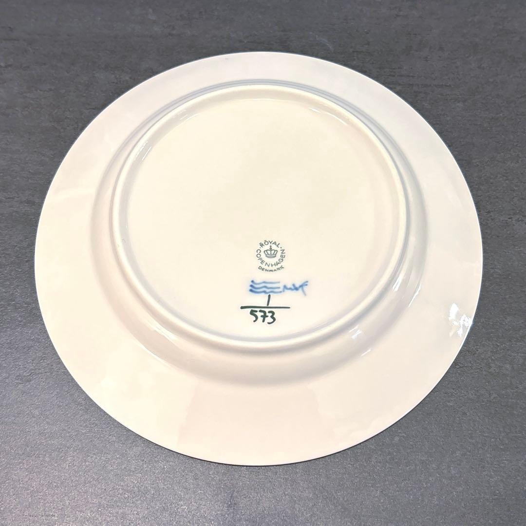 ♡未使用品♡ロイヤルコペンハーゲン ブルーブルーテッド プレート ペア 19㎝