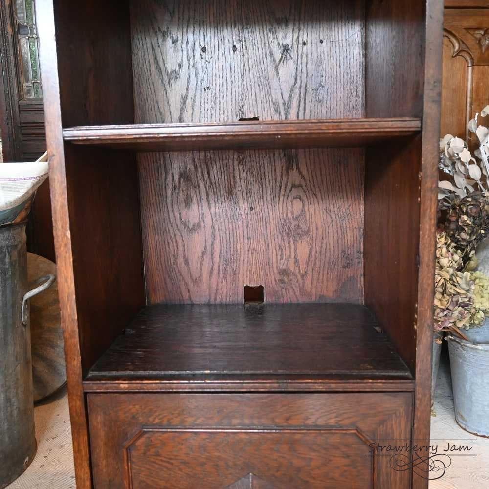 IFU-422 英国アンティーク オーク チェスト 3段 引き出し キャビネット