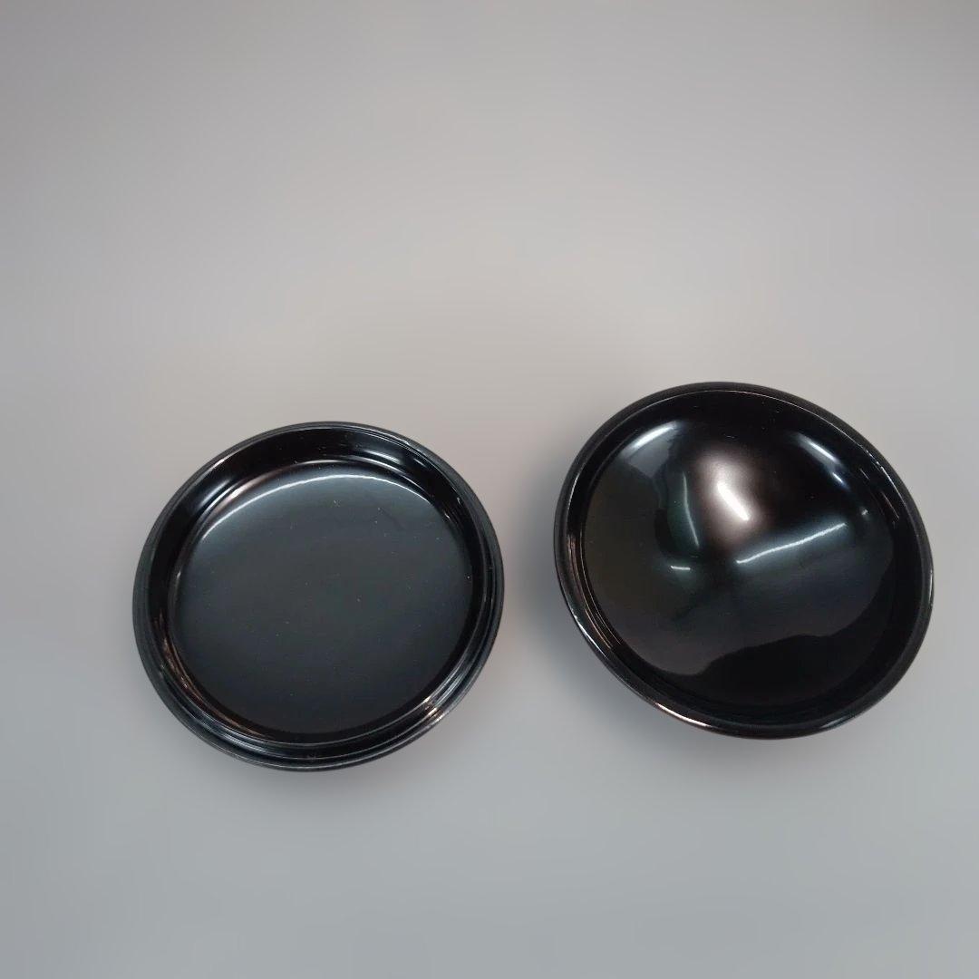 溜塗　武蔵野蒔絵　宝珠　香合