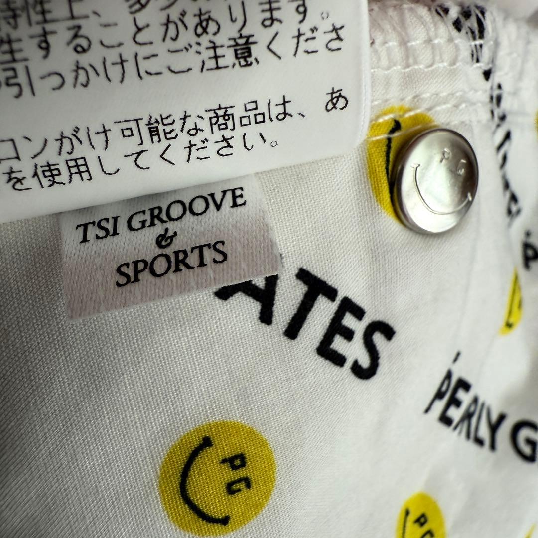 パーリーゲイツ　パンツ　4 M〜L相当　白　ホワイト　ストレッチ素材　ゴルフ