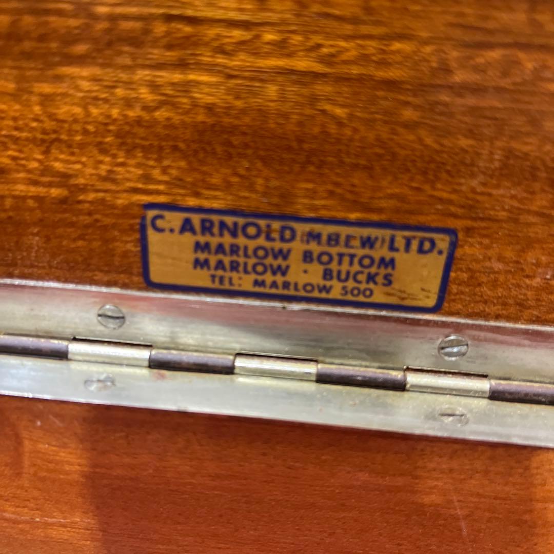 【コレクター放出品】ソーイングボックス◆ヴィンテージ◇センターテーブル◆