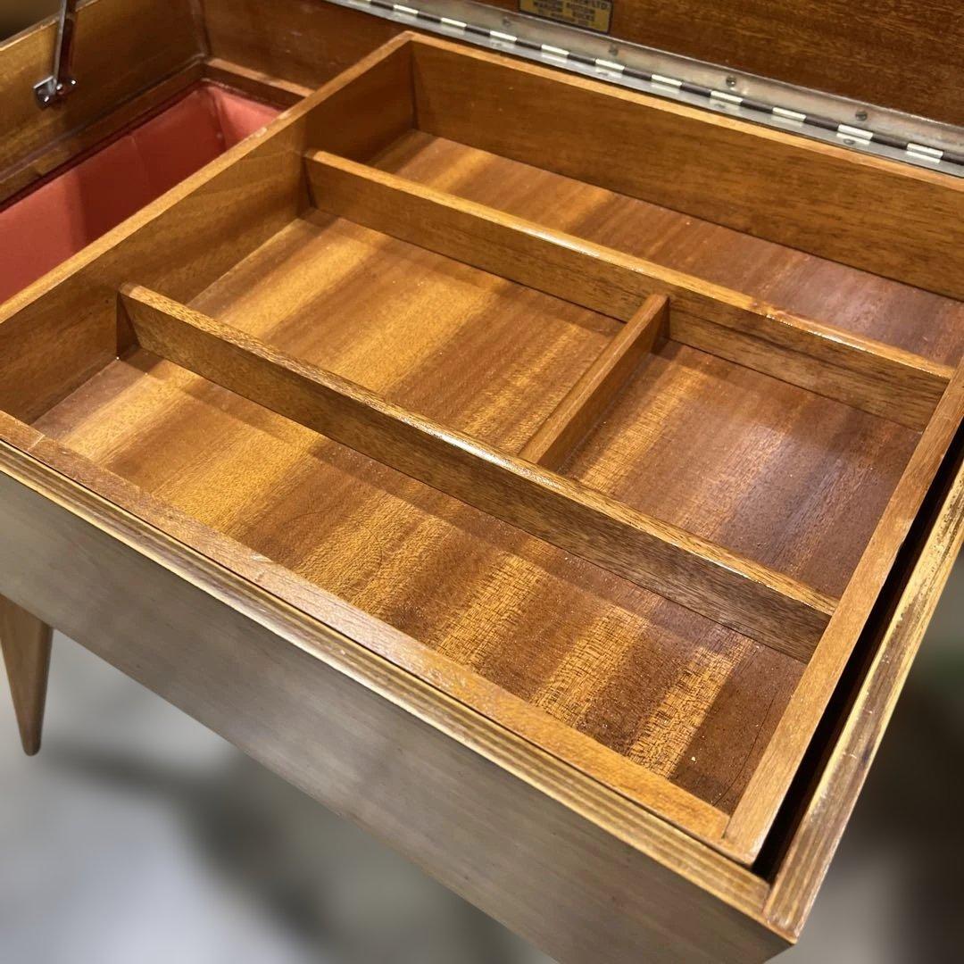 【コレクター放出品】ソーイングボックス◆ヴィンテージ◇センターテーブル◆