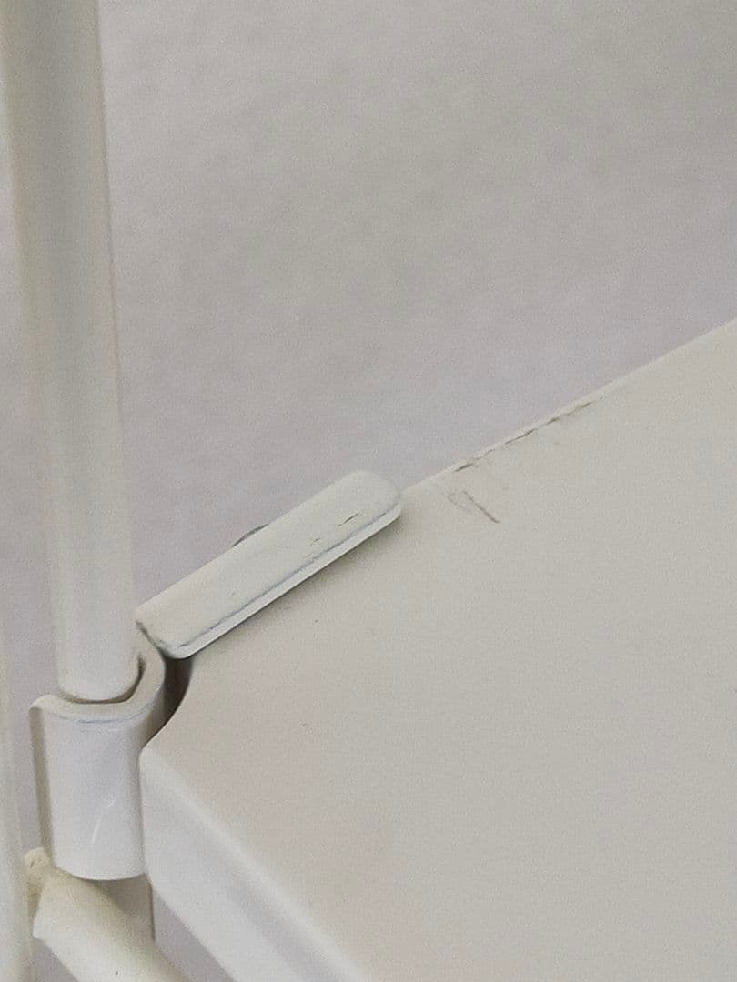 無印良品スチールユニットシェルフ・中・ライトグレー（追加棚2枚＋サイドパネル付）