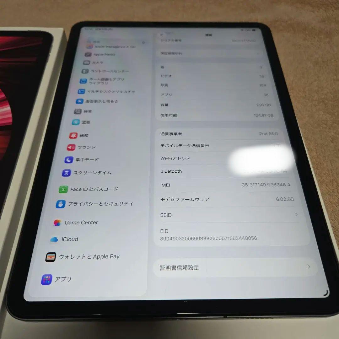 iPad Pro 11インチ 第3世代 256GB Wifi+Cellular
