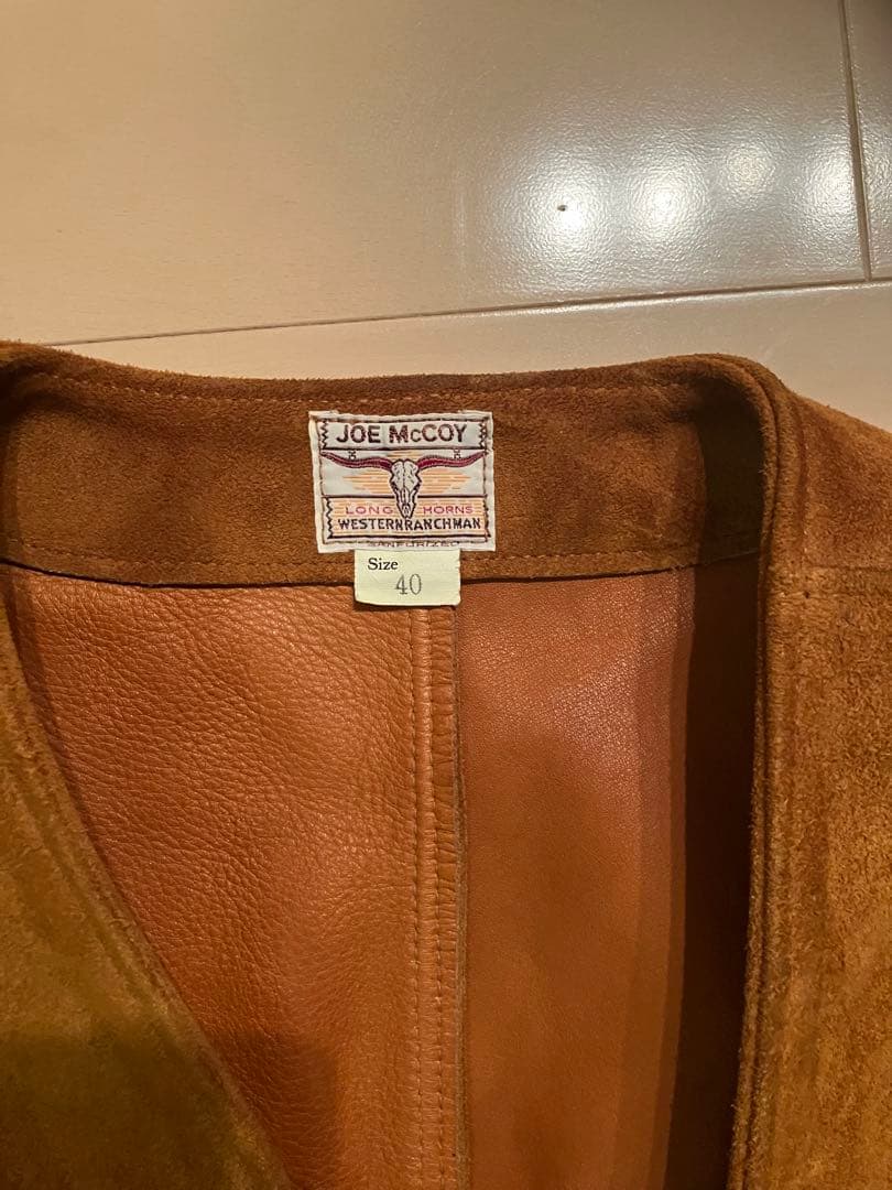 JOE McCOYレザーベスト