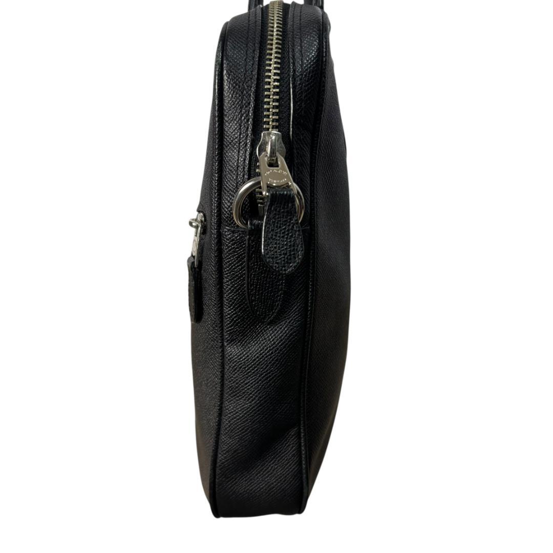 COACH ビジネスバッグ レザー A4収納 ブラック コーチ　71710
