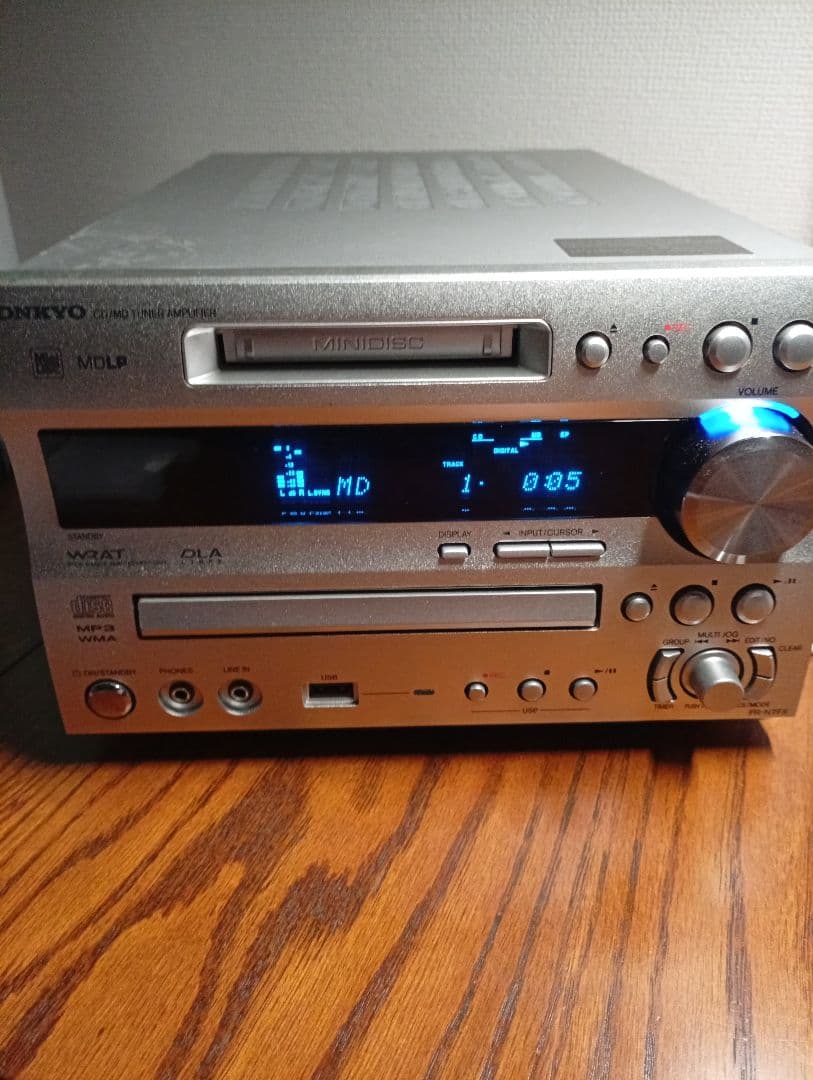 【純正リモコン付】ONKYO FR-N7FX CD、MD/USB動作確認済