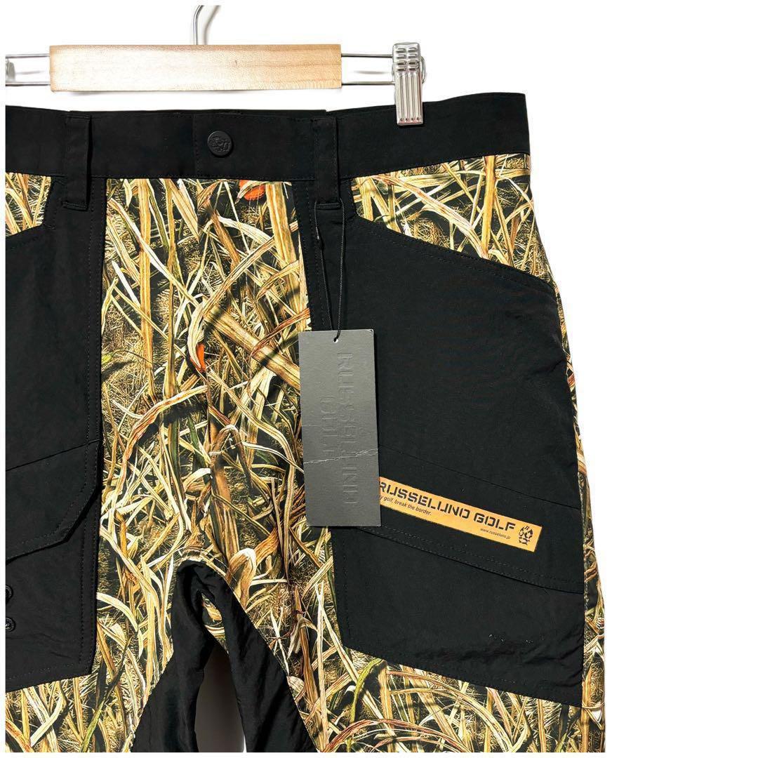 ラッセルノ 2WAY プルオーバー ブルゾン パンツ カモ セットアップ 上下L