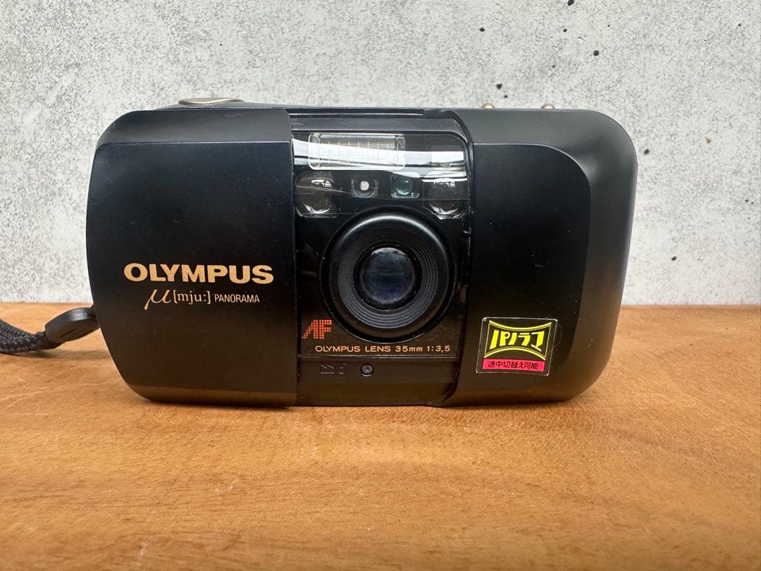 OLYMPUS μ[mju:] PANORAMA フィルムカメラ フィルム付き