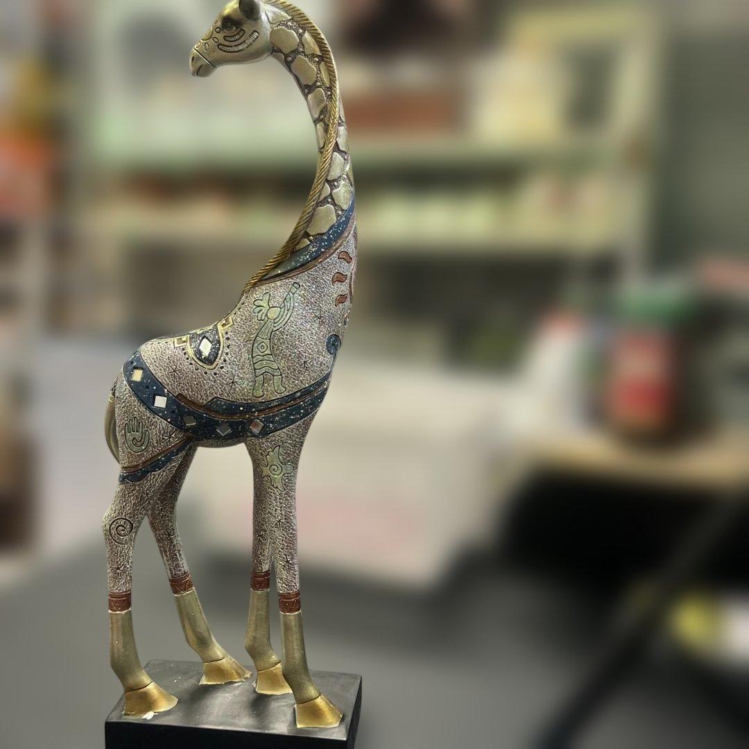 キリン 置物 インテリア オブジェ