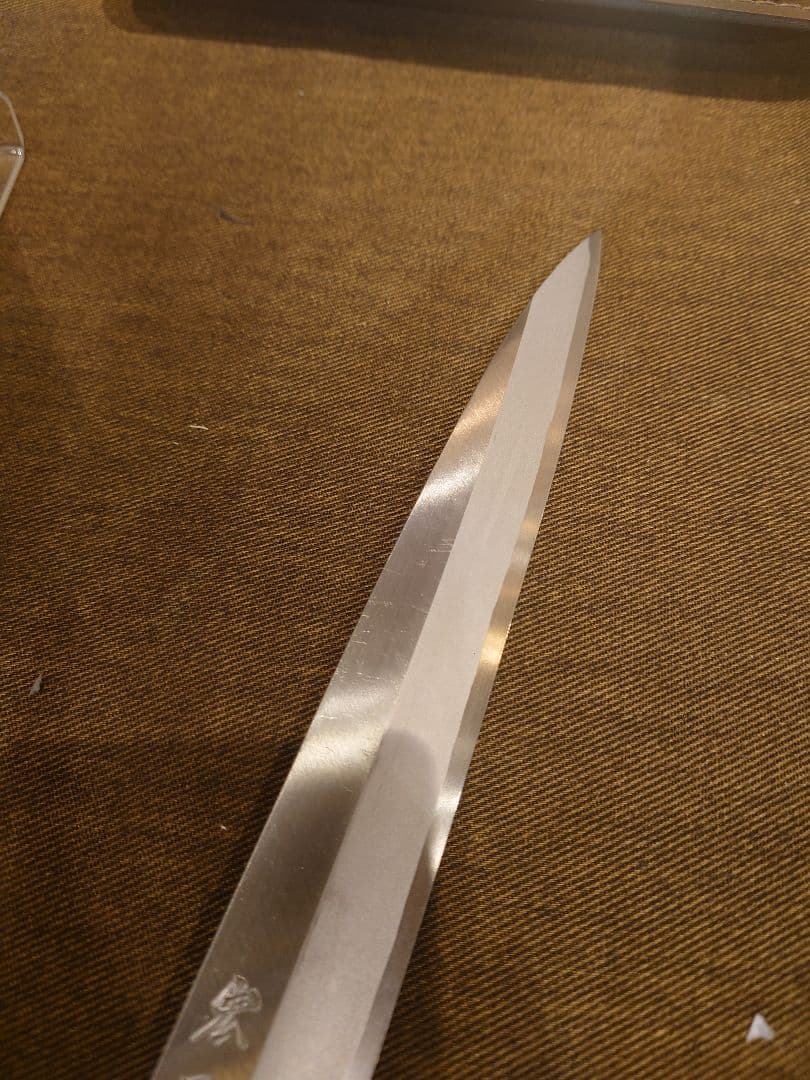 長尾刃物製作所 宏元作 柳刃包丁 230mm 刺身包丁 未使用品 天味寿楽