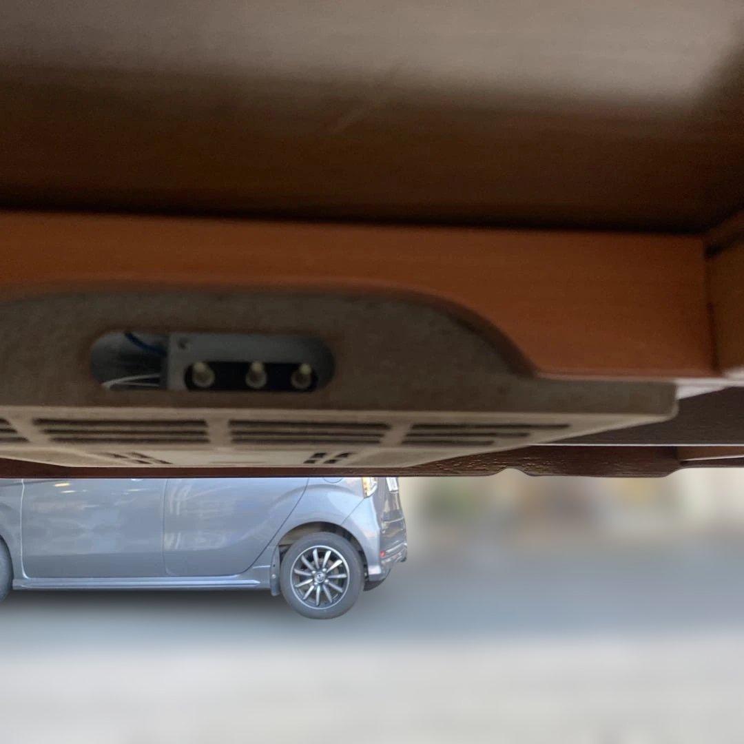 引き取りも歓迎家具調こたつ　長方形　木製こたつテーブル ダークブラウン座卓家具調