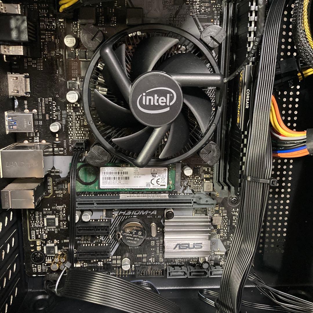 ASUS PRIME H310-A デスクトップPC (新品PCケース使用)