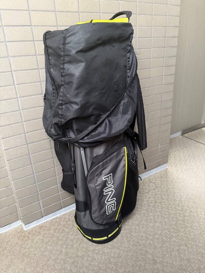 PING キャディバッグ ブラック/ライム