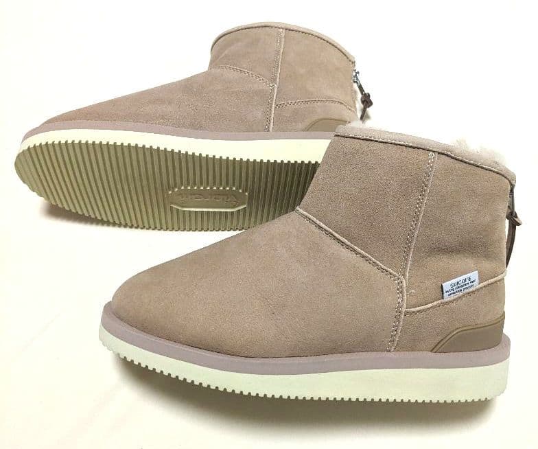 スイコック　ムートンブーツ　スピックアンドスパン　ブーツ　24　ショート　別注