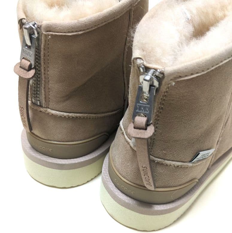 スイコック　ムートンブーツ　スピックアンドスパン　ブーツ　24　ショート　別注