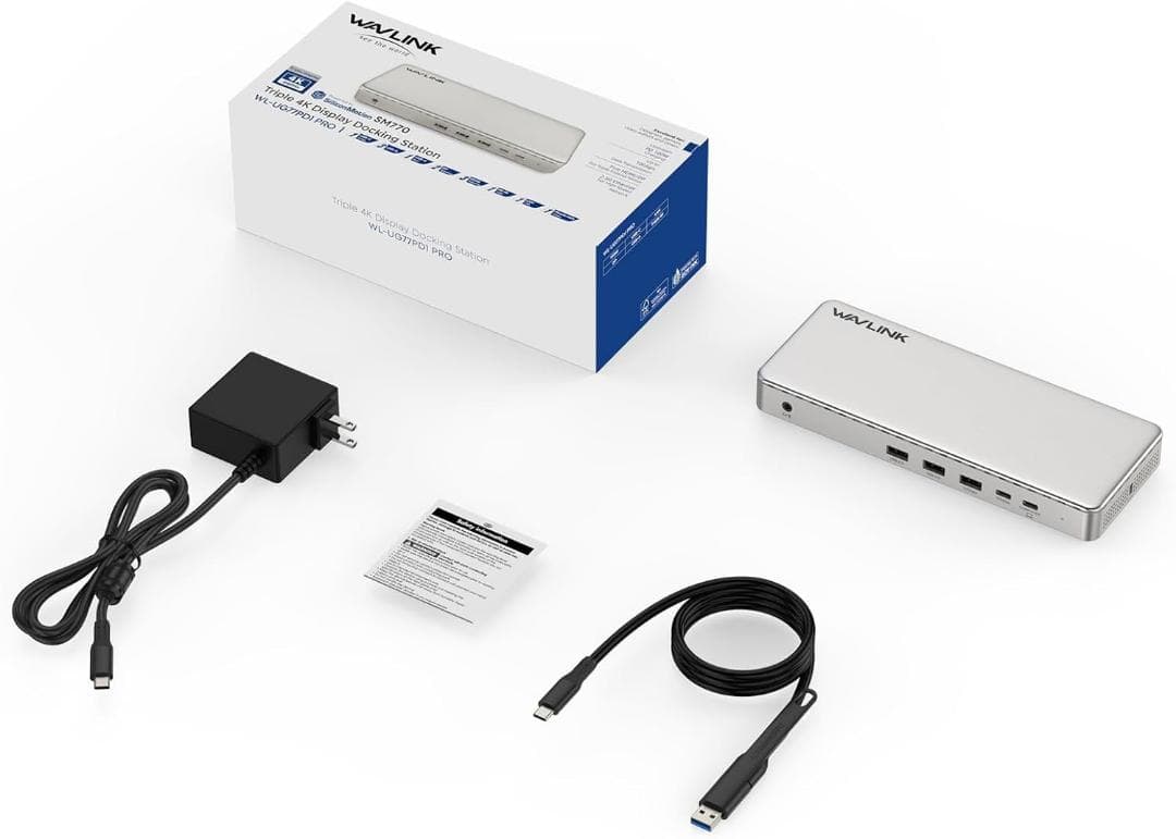【新品・未使用】WAVLINK DisplayLink ドッキングステーション