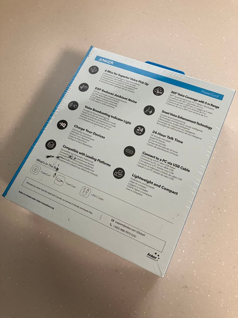 スピーカー・ウーファー ANKER Portable Conference Speaker