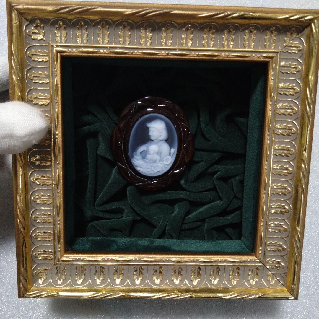 皇太子妃雅子様ご内親王誕生記念 カメオ ペンダントトップ兼ブローチ