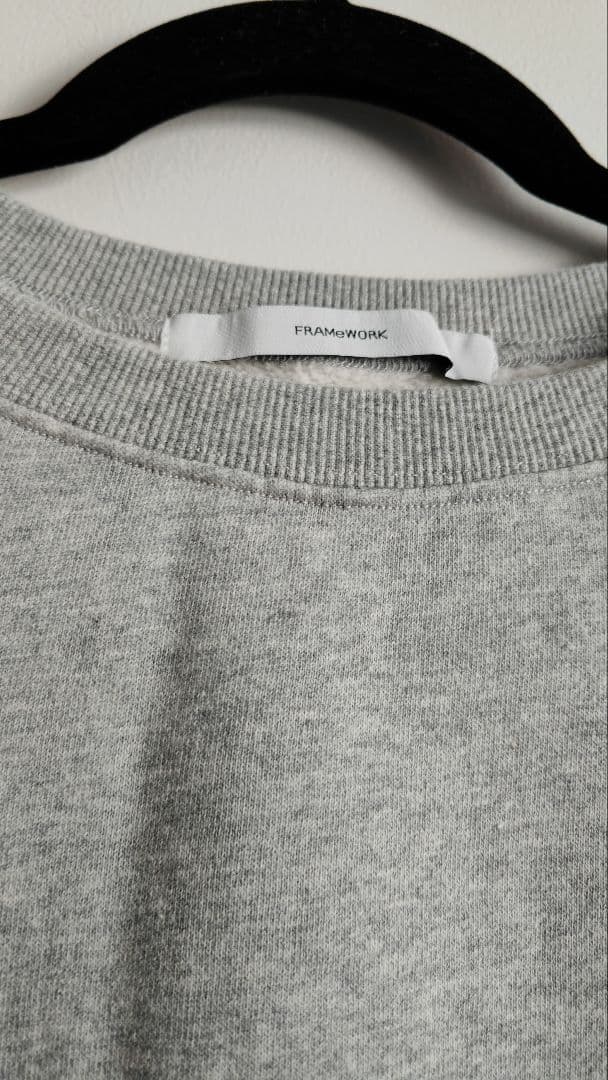 フレームワーク　ラグランポンチョスウェット グレー　　　　 13-3