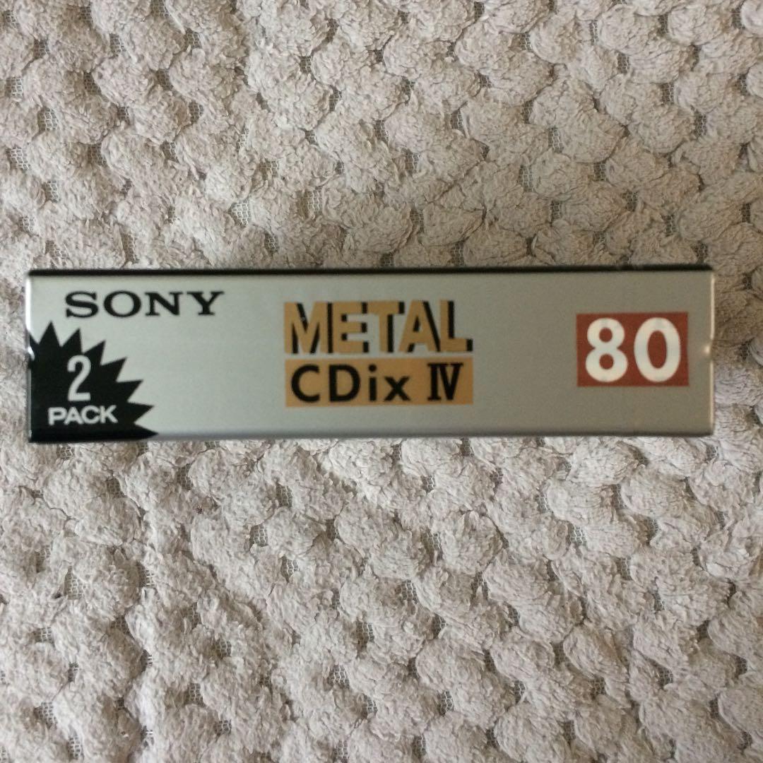 2本パック【日本製メタル】SONY 2C-80CDX4A カセットテープ